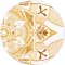 BFC1913 Large Golden Mandala Quilt Blocks