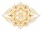 BFC1913 Large Golden Mandala Quilt Blocks