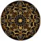 BFC1913 Large Golden Mandala Quilt Blocks
