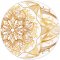 BFC1913 Large Golden Mandala Quilt Blocks
