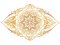 BFC1913 Large Golden Mandala Quilt Blocks