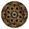 BFC1913 Large Golden Mandala Quilt Blocks