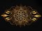 BFC1913 Large Golden Mandala Quilt Blocks