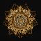 BFC1914 Circular Golden Mandala Quilt Blocks
