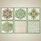 BFC1925 QIH or Reg Leafy Quilt Squares