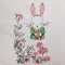 BFC1932 Baby Animals with Flowers
