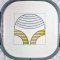 BFC1985 Sheer Art Deco Quilt Blocks