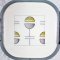 BFC1985 Sheer Art Deco Quilt Blocks