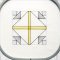 BFC1985 Sheer Art Deco Quilt Blocks
