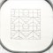 BFC1985 Sheer Art Deco Quilt Blocks
