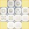 BFC1985 Sheer Art Deco Quilt Blocks