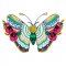 BFC2000 Embellished Colorful Butterfly