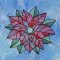 BFC2031 Stained Glass Poinsettias