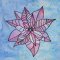 BFC2031 Stained Glass Poinsettias