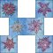 BFC2031 Stained Glass Poinsettias