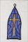 BFC2037 Free Standing Stained Glass Christmas Ornaments