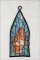 BFC2037 Free Standing Stained Glass Christmas Ornaments
