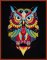 BFC2067 Large Owl Totem on Black