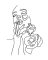 BFC2071 Women Portraits in a Minimalist Style