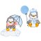 BFC2087 Cute Baby Penguins