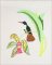 BFC2089 Vintage Hummingbirds with Flowers