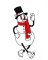 BFC2099 Vintage Christmas Cartoons