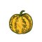 BFC2108 Freestanding Pumpkins, Apples and Mushrooms