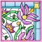 BFC2136  Pretty Colored Florals