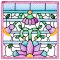 BFC2137  Pretty Colored Florals 2
