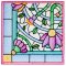 BFC2137  Pretty Colored Florals 2