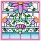 BFC2137  Pretty Colored Florals 2