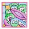 BFC2138  Pretty Colored Florals 3