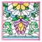 BFC2140  Pretty Colored Florals 4