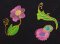 BFC2143 Brightly Embellished Cat with Flowers