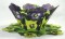 BFC0217 Lace Bowl & Doily Pansies