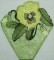 BFC0217 Lace Bowl & Doily Pansies