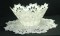 BFC0218 Lace Bowl & Doily White Lace