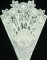 BFC0218 Lace Bowl & Doily White Lace