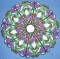 BFC0229 Lace Doily Art Nouveau