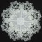 BFC0235 Lace Doily White Lace