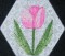 BFC0248 Lace Bowl & doily-Watercolor Tulips