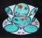 BFC0251 Scenic Bowl and Doily - Oriental Gratitude