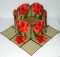 BFC0261 Lace Bowl and Doily Amaryllis