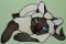 BFC0278 Stained Glass Cats