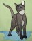 BFC0278 Stained Glass Cats