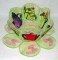 BFC0284 Lace Bowl & Doily  Veggie Teapots