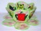 BFC0284 Lace Bowl & Doily  Veggie Teapots