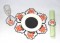 BFC0288 Lace Bowl and Doily Lotus Flowers