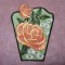 BFC0301 Lace Bowl & doily-Watercolor Roses