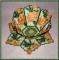 BFC0301 Lace Bowl & doily-Watercolor Roses